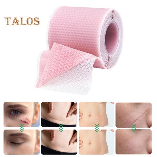 Silikon ärrarkblad Ärrtejp Rulle Professionella Mjuka Ärrremsor för Kirurgiska Ärr Keloider Akneärrbehandling Silikongelplåster