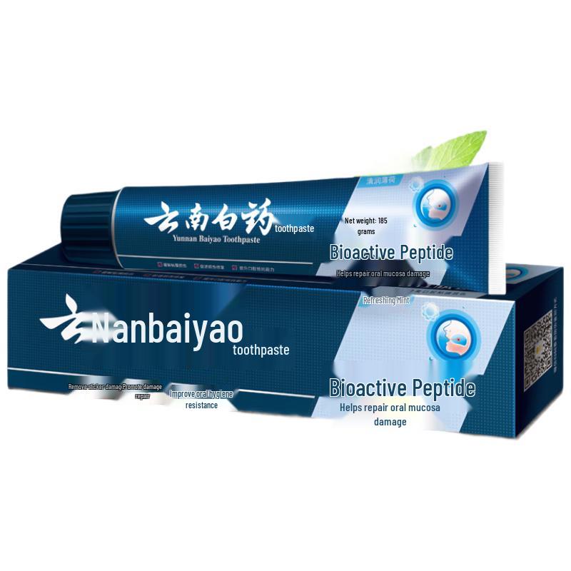 

Yunnan Baiyao Adult Toothpaste - Fresh Breath & Gum Protection (2-Pack)