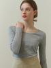 Liel Base Cotton T-Shirt (Gray)