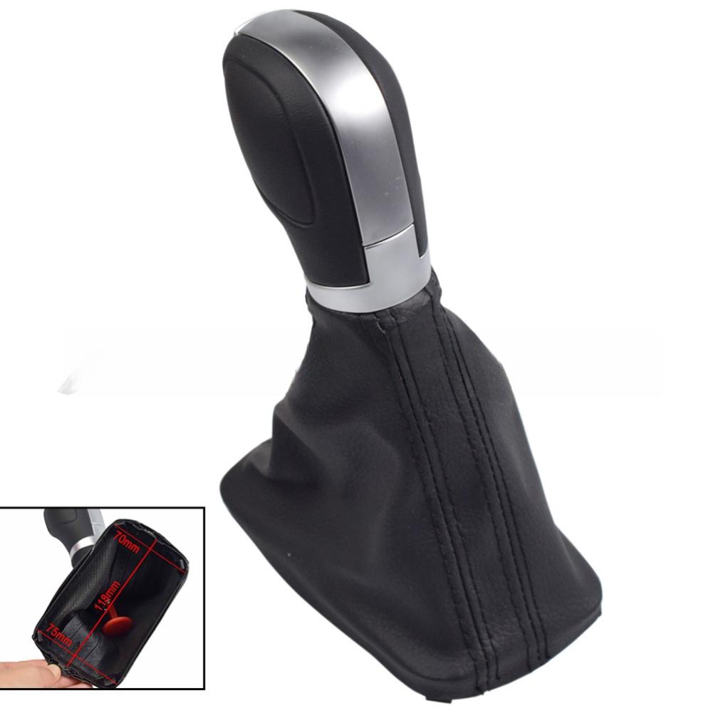 Как показано на рисунке Замена ручки переключения передач Ручка ABS-пластик Искусственная кожа Прямая установка China Mainland