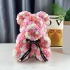 25cm Artificial Flowers Bear Rose Bear Romantic Creative Gifts For Valentines Day Mothers Day Anniversary Wedding Eternal Flower