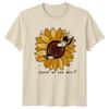 Sweet As Can Bee Sunflower Bee Lover Nature Graphic T-Shirt