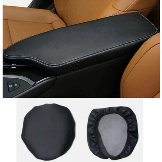 For Lexus UX200 250h -2024 Black Leather Armrest Box Protector Panel Cover