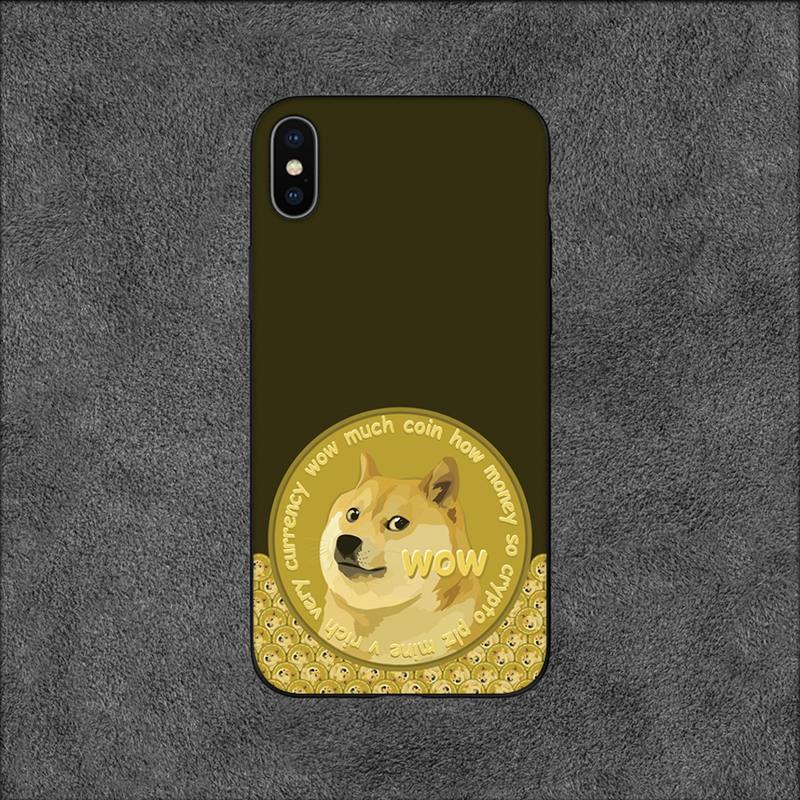 

Милый чехол для телефона Dogecoin Doge для iPhone 11 12 Mini 13 14 Pro XS Max X 8 7 6s Plus SE XR Shell iPhone11