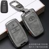 bzbn8 Car Key Case Cover Bag Shell For Toyota C-HR Prius RAV 4 Camry Corolla Land Cruiser 200 Prado Crown TLK 200 Yaris Cross Hilux