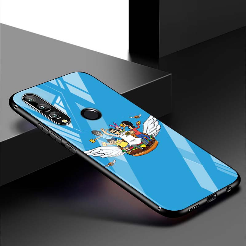 Gehärtetes Glas Neue Shell Luxusabdeckung Köstlicher Hamburger für Honor 30 20 10 9X 8X Pro Plus Lite Telefonhülle