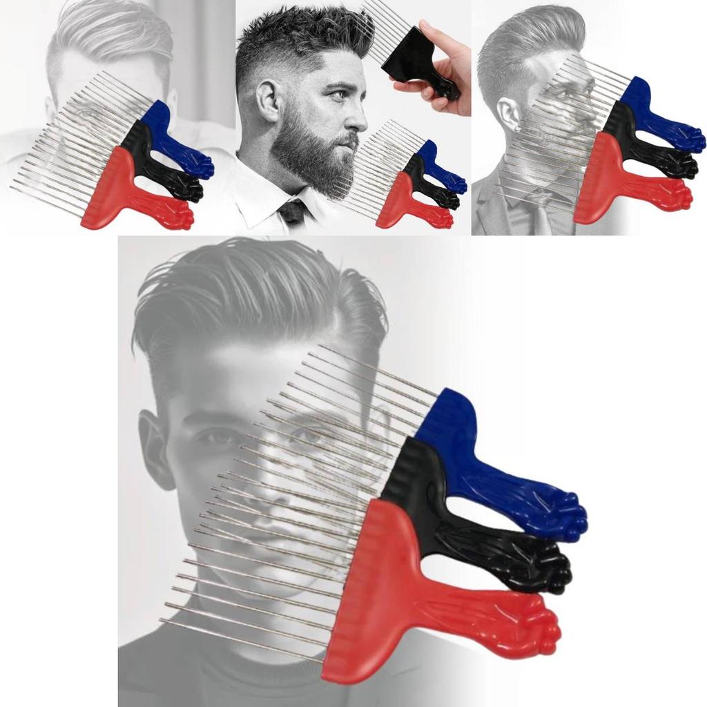 Premium Stainless Steel Hair Comb For Effortless Styling And Detangling With Precision