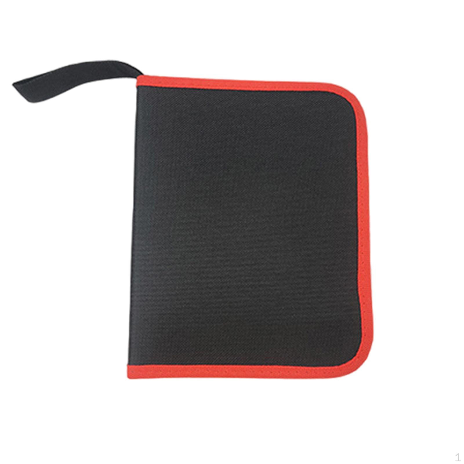 

Сумка для хранения бит, органайзер, держатель для руки с застежкой-молнией, переноска, маленькая сумка для инструментов для отвертки 22.4cmx17.7cmx4.2cm