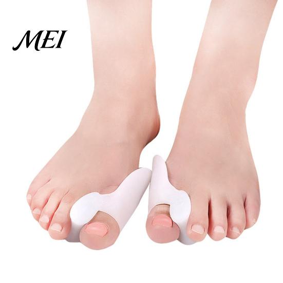 Toe Cushion Separator 2PCS Gel Separator, Hallux Valgus Correction And Overlapping SEBS Silicone Foot Care Corrector, Ultra-Thin Comfortable