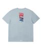 PHYPS MOTORCYCLE Seoul Motorcycle Running Short Sleeve Blue Gray