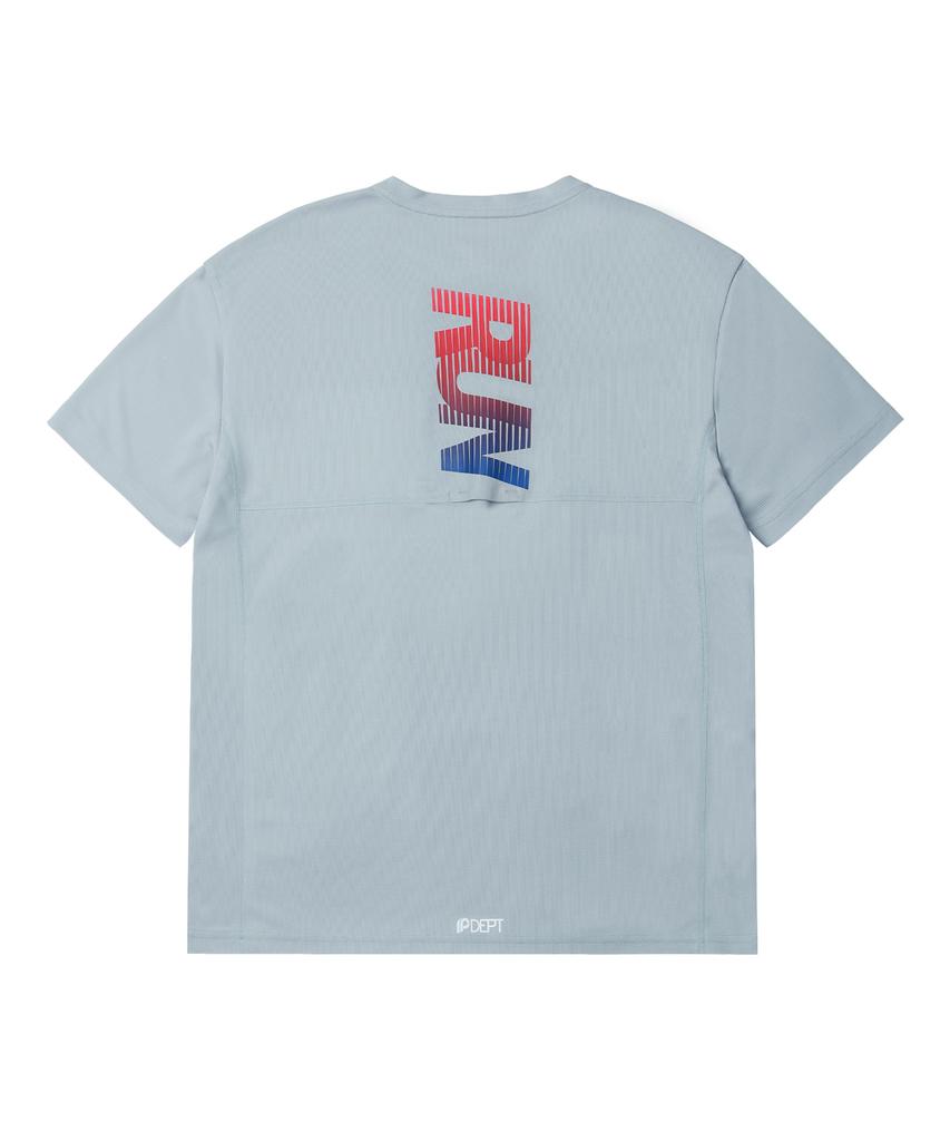 PHYPS MOTORCYCLE Seoul Motorcycle Running Short Sleeve Blue Gray