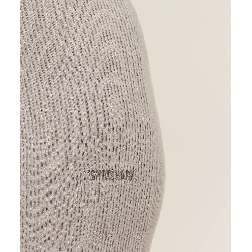 Gymshark Supersoft Straight Leg Pant Light Grey Core Marl B4c2i Gbcn