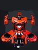 Multifunctional Robot Toy, RC Car, Transforms Into a Robot, High Stability, Shockproof, Kids Toy, Gift (Police Car)