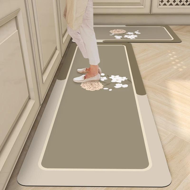 Nordic Modern Kitchen Floor Mat Home Entrance Doormat Living Room Carpet Anti-slip Bedroom Long Rugs Alfombras De Cocina