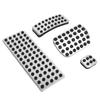 Foot Pedal Set Automatic Transmission Stainless Steel Brake Accelerator Pedal Replacement for Mercedes‑Benz W176 W245