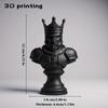 3D‑Printed "Son of the Chess King" Figurine, Exquisite Detail Ornament, Indoor Outdoor Desktop Decor, Collectible Gift for Chess