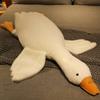Internet celebrity big white goose plush toy cute big goose sleeping pillow cushion doll birthday gift doll