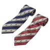 Fortuna Tokyo Tie Samurai Tie Set for Sword Width Length 142cm 16. 2-Color Men, FT-TSET16, Blue/Red, 8cm,