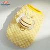 Teddy Cute Bee Patterned Cotton Coat Pet Warm Clothes Autumn and Winter Small Dog Thick Pullover Maltese Cartoon Coat