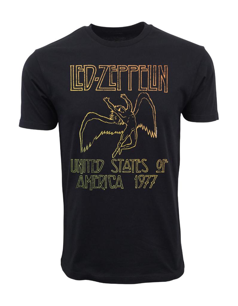 Led Zeppelin Unisex Originale e Autentico Licenza 1977 Tramonto Nuovo