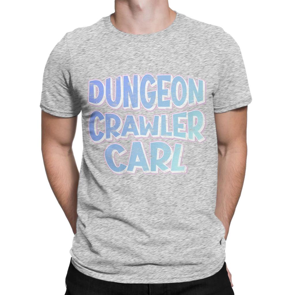 Dungeon Crawler Carl Blue Graphic Funny 100 Cotton TShirt Dungeon Crawler Carl Tops Tees For Unisex