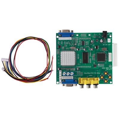 CGA EGA YUV RGB To VGA Arcade Game HD Video Converter Adapter Board for CRT LCD PDP Monitor