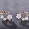 Alloy Earing Pair Sweet Bowknot Girl Ear Women Wedding Datting Jewelry Supplies
