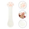 Silicone Cat Food Spoon Manual Can Opener Multifunctional Pet Food Can Scoop Lever Design Reaches Bottom Corners Damage