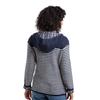 Weird Fish Womens/Ladies Bianca Striped Macaroni Eco Friendly Full Zip Hoodie