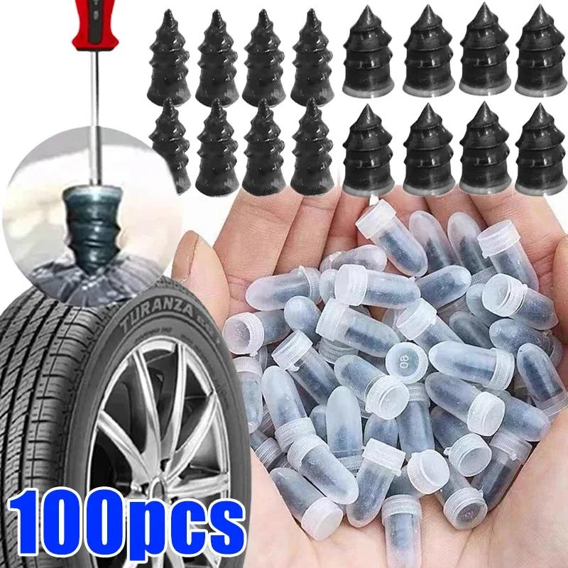 NEW 10/20/30pcs Vacuum Tyre Repair Nail Tire Puncture Screws Motorcycle Fitting Set Tubeless Wheel Repairs Punctures Kit Patches