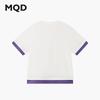 MQD Boy's Color-Block Cuff Cotton T-Shirt