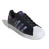 Adidas Originals Superstar Low Top Sneakers Women Sneakers Black White Purple GZ5216
