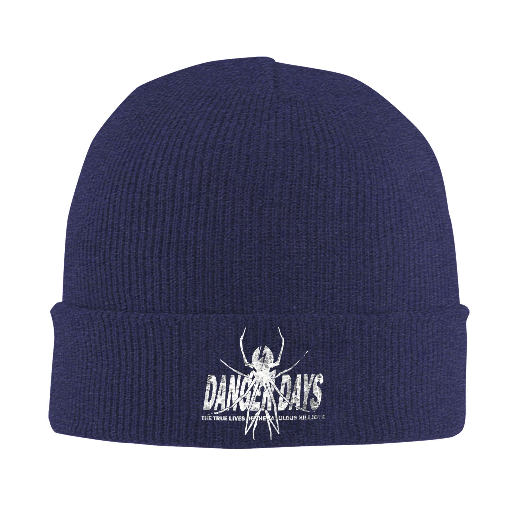 

My Chemical Romance Danger Days Spider Knit Hat Beanie Hats Kpop Warm Men Women Bonnet Hats Winter Printed Vintage Caps Gift One Size