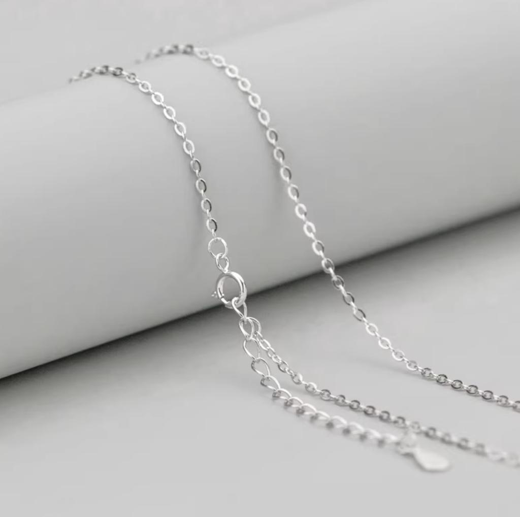 Gold Plated Genuine 925 Silver Chains DIY Necklace for Women Box Twisted Link Snake O Chain Accessories