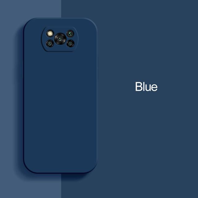 

Роскошный жидкий силиконовый чехол для телефона Xiaomi Poco X3 X 3 Pro NFC X3Pro Pocox3 Pro Мягкие чехлы для Poco x3 Pro Задняя крышка For Poco x3 Pro синий