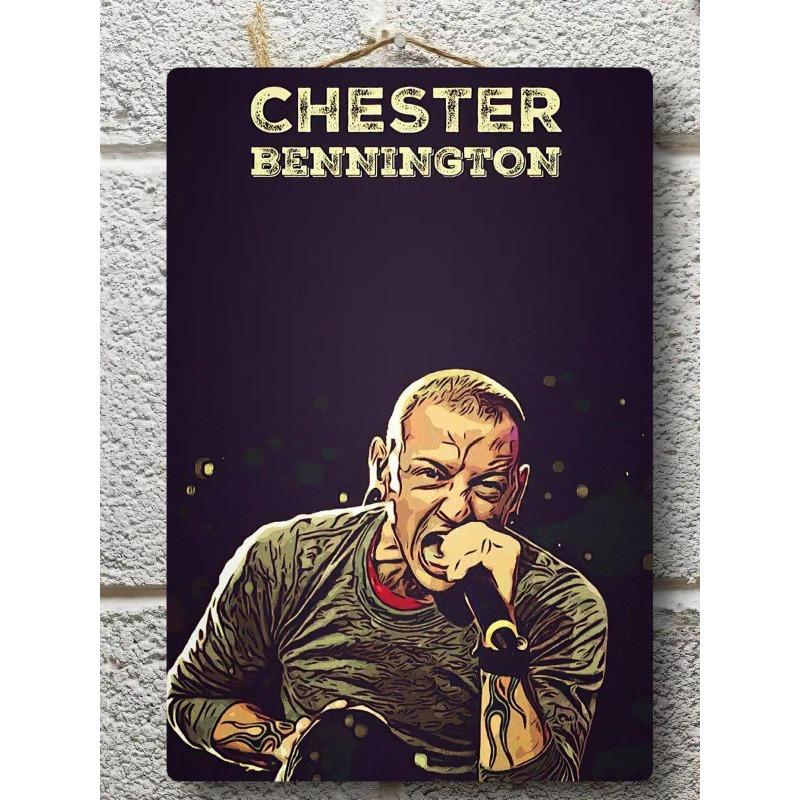 Металлическая табличка Linkin Park, Винтажный постер группы, Настенное искусство 30