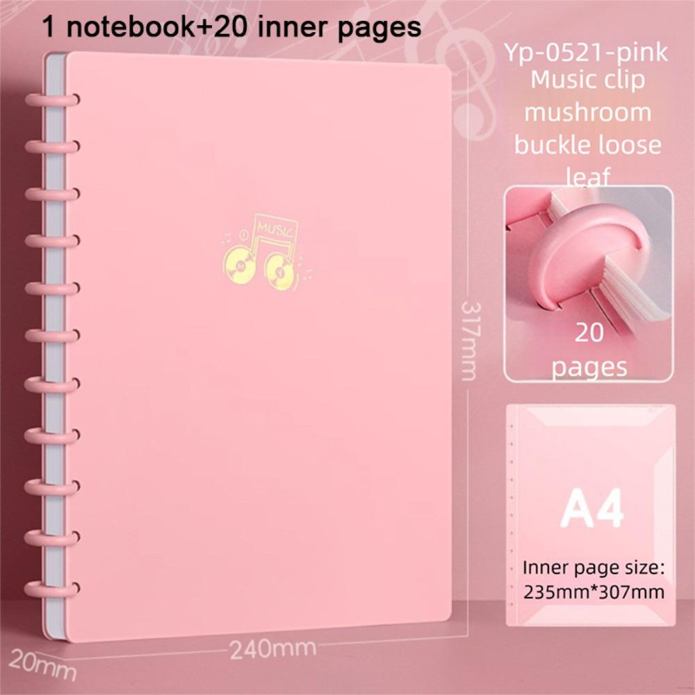 Transparent Music Score Folder A4 Piano Sheets Folder Creative Document Storage Organizer