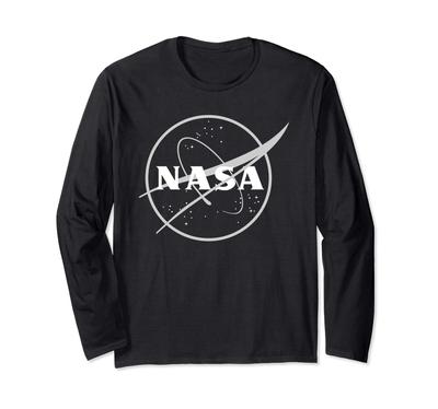 Weltraum NASA Kooperation Langarm Herren T-Shirt