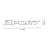 1Pc Car Accessories Sticker Styling Metal 3D Chrome Black Car Trunk Racing Sport Word Letter Logo Emblem Badge Decal Sticker