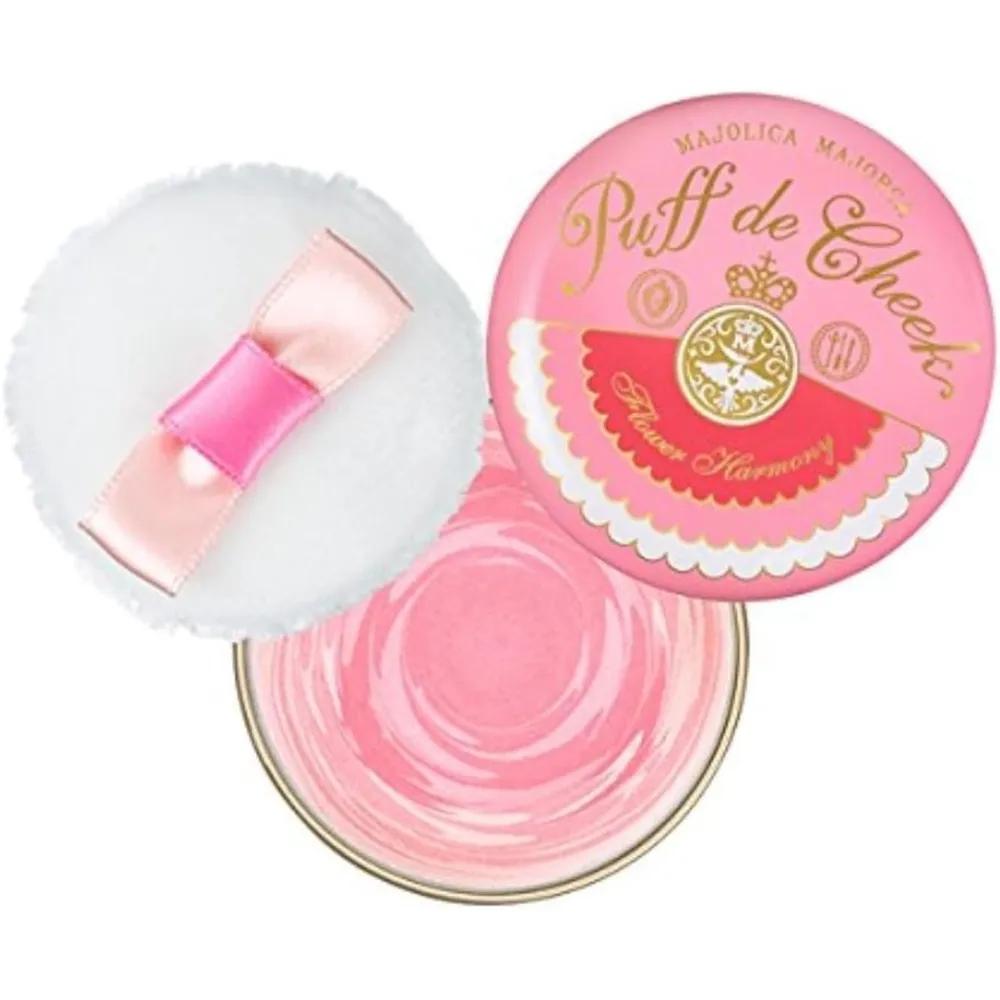 MAJOLICA MAJORCA Puff de Cheek Strawberry Mix PK302 Flower Pink Harmony 5.8g