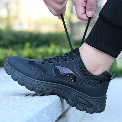 Hiking Shoes Men's Four-season Non-slip and Wear-resistant Labor Insurance Shoes Fashion Casual Shoes Running Outdoor Sports Cold Sticky Men's Shoes