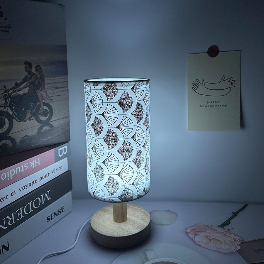 Brief Eye Protection Lamp Sitting Room Study Decoration Creative Three-color Dimming Bedside Lamp