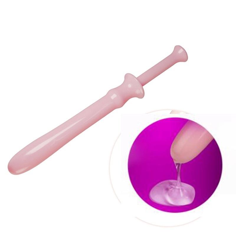Sex Aid Tools Anall Vaginaa Shooter Silikonový odpalovač Sex Lubricant Aplikátor Tuba na stříkačku