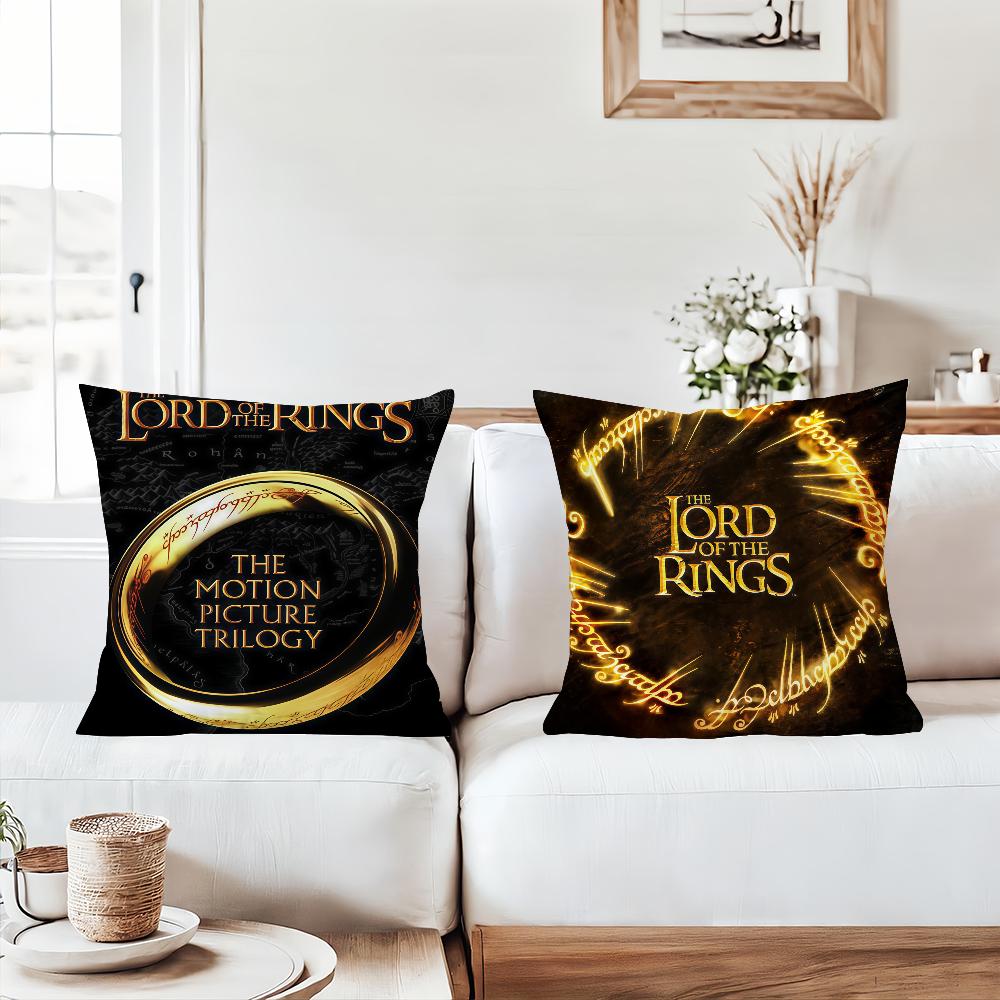 Movie T-The L-Lord O-Of The R-Rings Pillow Case Office Cushions Suitable For Sofa Car Bedroom Decorative Cushion Cover