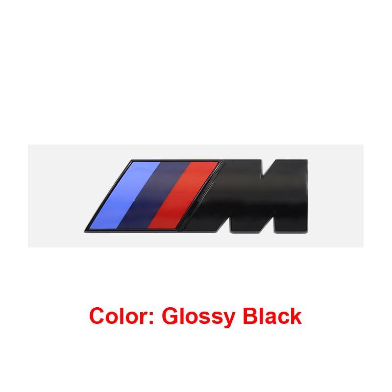 1 Stück ABS Auto Kotflügel Seitenemblem Heckklappenabzeichen M Logo Aufkleber für BMW M M3 M5 M6 E46 E90 F30 G20 E36 E34 G20 G30 Zubehör