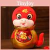 Luxurious 2025 New Year Snake Plush Doll Charming Zodiac Snake For Good Fortune Gifts