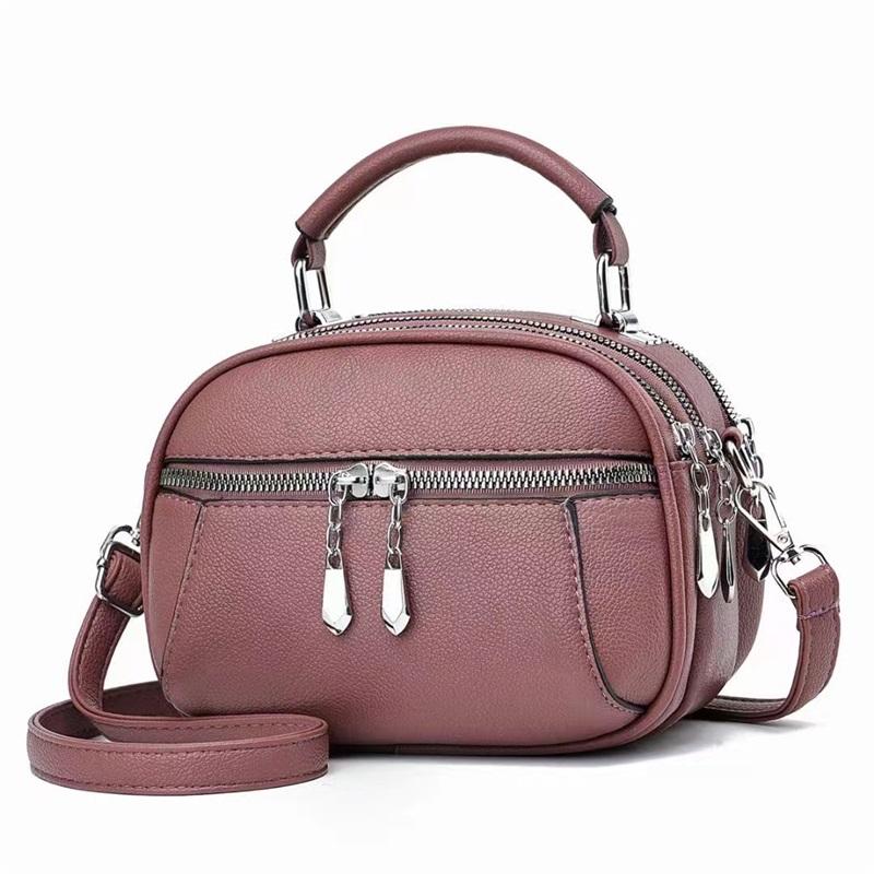 New Handbag Mini Small Round Bag Fashionable Shoulder Bag Simple Messenger Bag