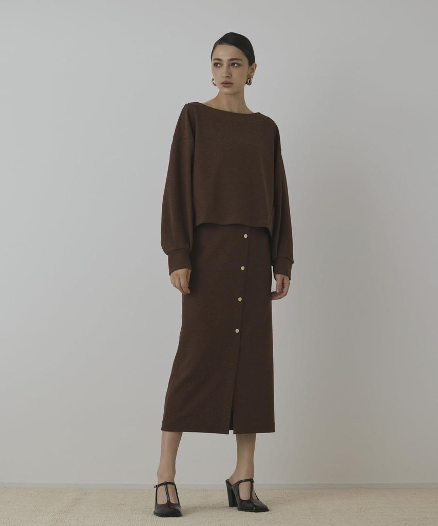 [Grace Continental] Modern 25AW Lame Cut Top (Women's)