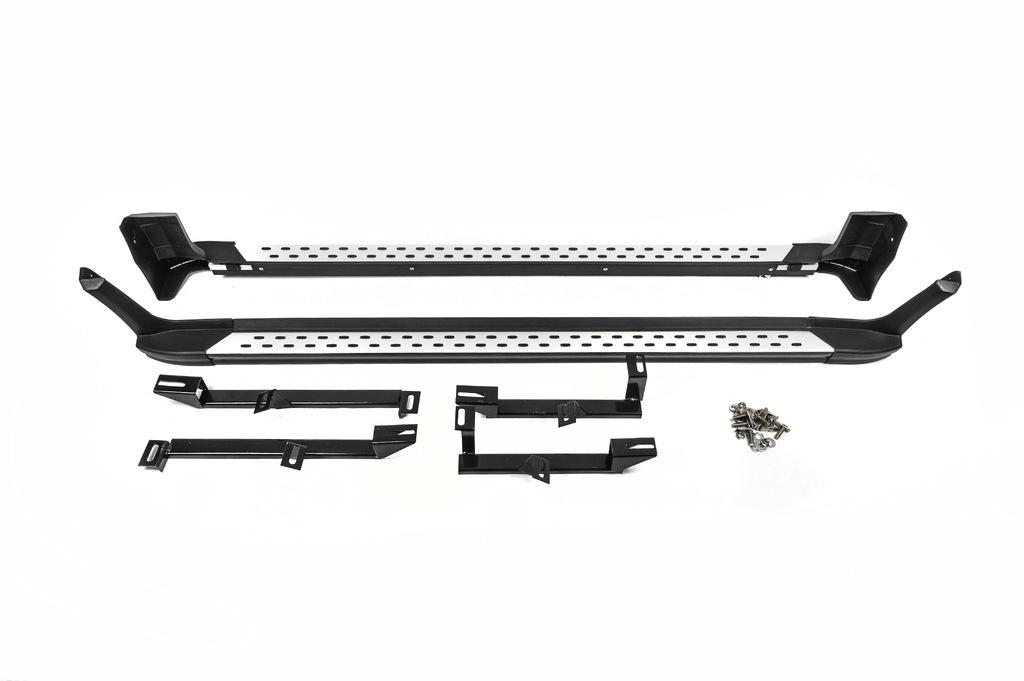 Боковые пороги OEM (2 шт, алюминий) для Chery Tiggo 5