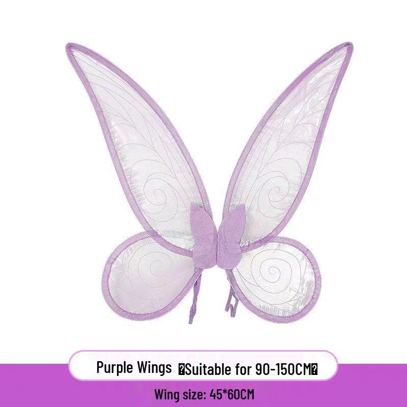 Princess Fairy Wings Costume for Girls - Perfect for Children's Day and Christmas Performances